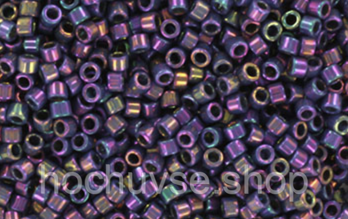 Купить Японский бисер Miyuki Delica 11/0 DB0134 - opaque luster purple ...