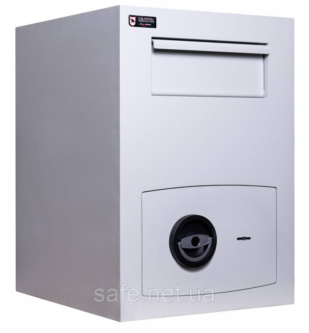 Сейф депозитний для грошей Griffon D.53.K (ВxШxГ:532x374x425), сейф для накопичення виручки та інкасації