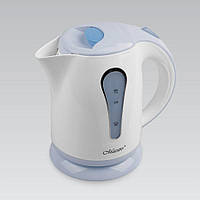 Електричний чайник 1 л дисковий Maestro MR-028-BLUE Електрочайник 1000 Вт для дому, офісу, дачі