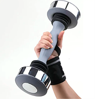 Виброгантель для спорта Гантель тренажер для фитнеса Supretto Shake Weight 1.1 кг