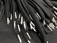 Шнурки плоские 10 мм с металлическим наконечником (длинна 1.25 м) возможен любой размер под заказ