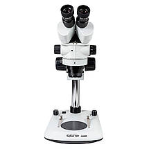 Sigeta MS-220 7x-180x Led Trino Stereo | Професійний стереоскопічний мікроскоп для досліджень в радіотехніці, ювелірній справі, фото 3