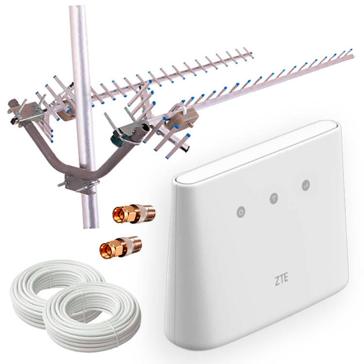 4G Wi-Fi роутер ZTE MF-293(N) + 4G Антена (32ДБ), фото 1