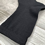 Шкарпетки чоловічі демісезонні гладкі бавовна Житомир Premium, 31 розмір, чорні, 08608, фото 3