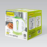 Електричний чайник 1 л дисковий Maestro MR-028-GREEN Електрочайник 1000 Вт для дому, офісу, дачі, фото 4