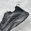 Eur40-45 Nike PEGASUS TRAIL 2 Next Nature чорні чоловічі бігові кросівки, фото 9