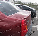 Лип спойлер на Рено Логан 1 (спойлер на кришку багажника Renault Logan 1), фото 3