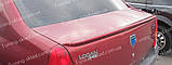 Лип спойлер на Рено Логан 1 (спойлер на кришку багажника Renault Logan 1), фото 4