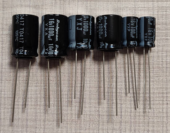 Конденсатор електролітичний RUBYCON 330mF х 35V 105° Low Impedance, фото 1