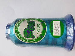 Нитки для машинної вишивки 120D/2, 3000 ярдів №3337