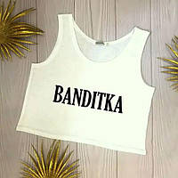 Жіночий літній топ з принтом BANDITKA