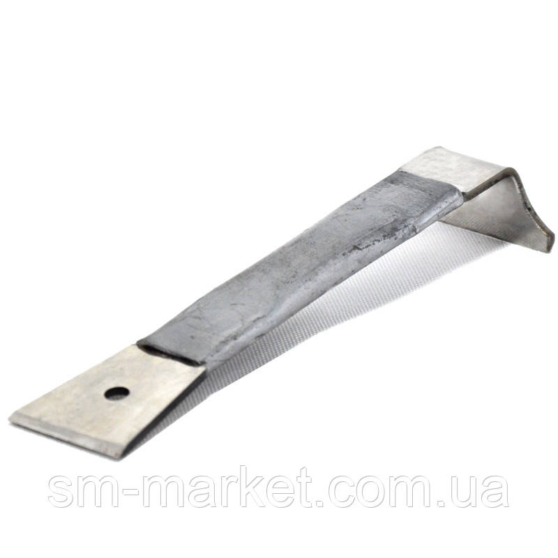 Стамеска для чищення рамок нержавіюча сталь, металева ручка 200 мм m93