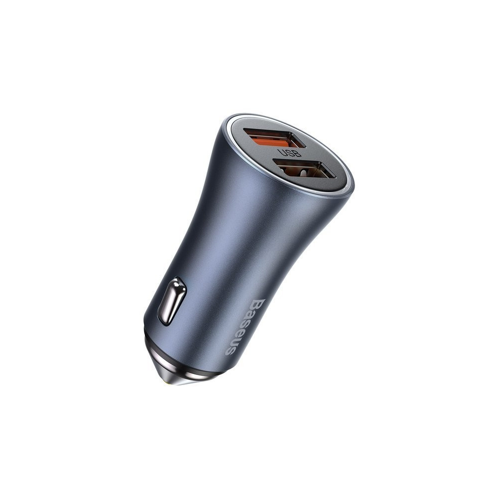 Автомобільний зарядний пристрій Baseus Car Charger 40 W QC 3.0 адаптер для телефона в машину прикурювач