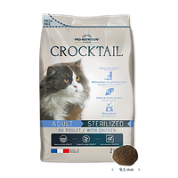 CROCKTAIL ADULT STERILIZED WITH CHICKEN для дорослих стерилізованих котів з куркою 2 кг