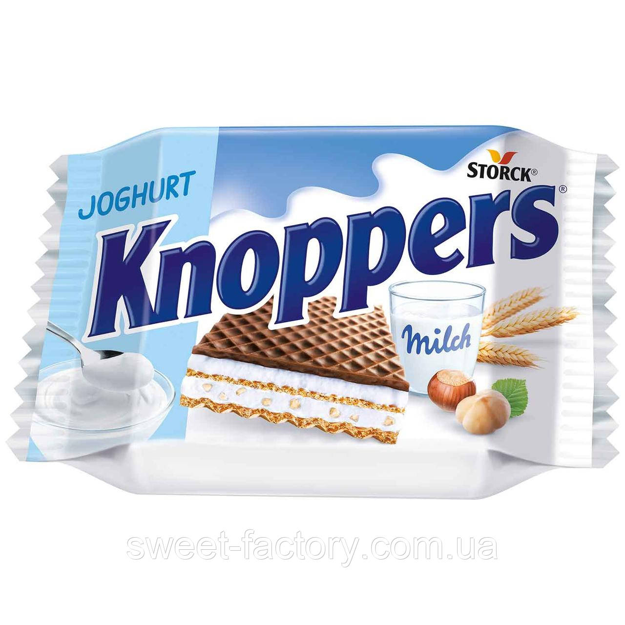 Вафлі Knoppers Joghurt 25g, фото 1