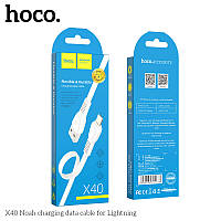 Кабель Hoco X40 Noah USB - Lightning 2.4A/1m