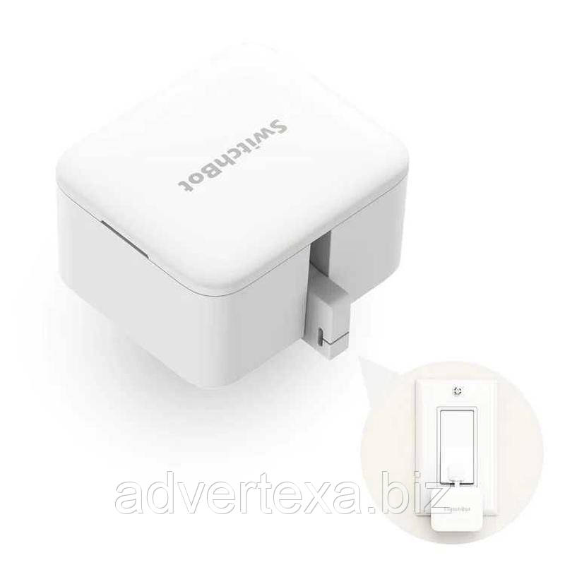 Кнопка смарт штовхач SwitchBot розумний вимикач Bluetooth білий