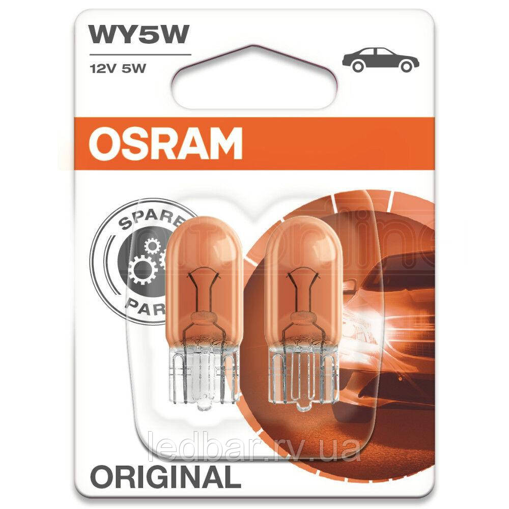 WY5W 12V Osram Amber Blister, фото 1