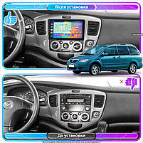 Штатна магнітола Lesko для Mazda Premacy I (CP) 1999-2005 IPS 9" 2/32Gb CarPlay 4G Wi-Fi GPS Prime 1 шт., фото 3