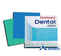 Платки для коффердама Dental Dams, синие (Sanctuary), 36 шт./уп.