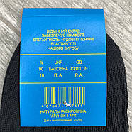 Шкарпетки чоловічі бавовна із сіткою Житомир Україна Premium, розмір 31, чорні, 08648, фото 5