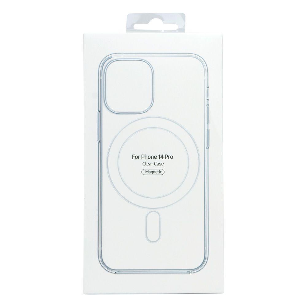 Чохол TPU Clear Case with Magsafe для iPhone 14 Pro (Прозорий)