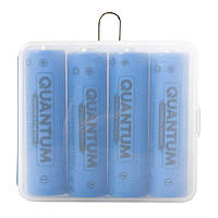 Набір акумуляторів літій-іонних Quantum Li-ion ICR18650, 2200mAh, 0.5-1С, 4шт/уп plastic case