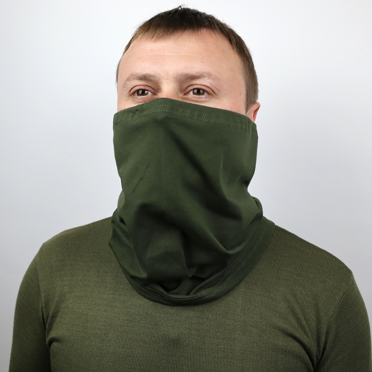 Бафф літній захисний ХБ тканина із затяжкою для регулювання розміру Олива
