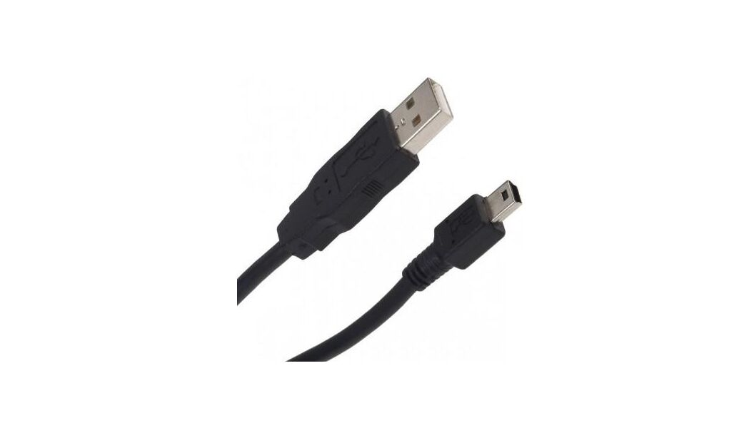Кабель USB 2.0 (AM) - miniUSB (B) 3м TRY Wire чёрный новый гарантия 12мес!, фото 1