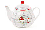 Чайник порцеляновий 900мл Сунична фантазія BonaDi