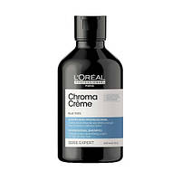 L'Oreal Professionnel Serie Expert Chroma, крем-шампунь для нейтралізації темно-русявого волосся, 300 мл