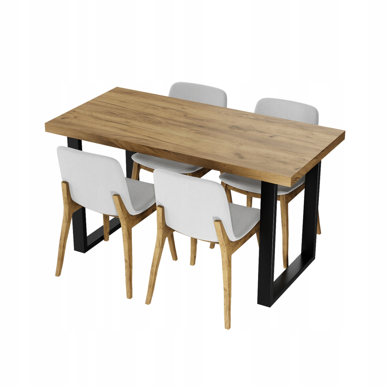 Прямокутний кухонний стіл Loft 65 x 135 x 76 см