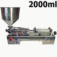 Дозатор для густых жидкостей NPP-2000 Электрическая разливочная машина 500-2000мл Аппарат для розлива Hualian