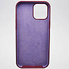 Чохол накладка Silicon Case для iPhone 12 Pro Max Plum (тех.пакет), фото 2