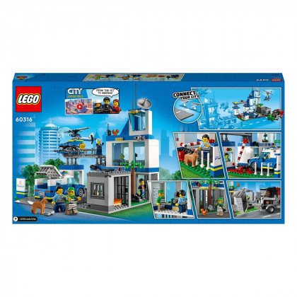 Конструктор LEGO City 60316 Полицейский участок - фото 2 - id-p1604721882
