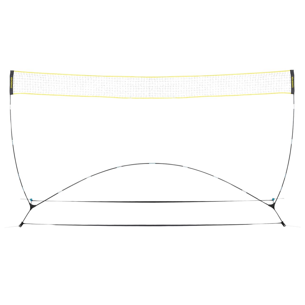 Сітка/Стійка для Бадмінтону Волейболу Пляжного Тенісу Sandever (Висота 1,5-1,75-2,0 м, Ширина 4 м)