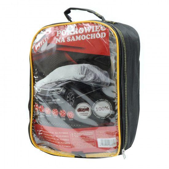 Автомобільний тент для седана Milex Polyester / L 483x178x119 см / кишені під дзеркала замок, фото 1