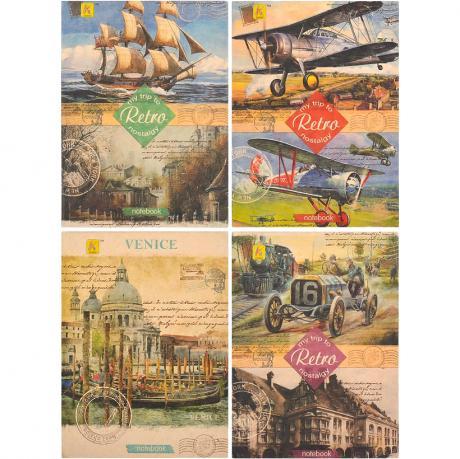 Блокнот А5 "Коленкор" КРАФТ 144 аркушів, тверда обкладинка MZOPT