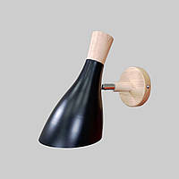 Настенный чёрный светильник модерн (909-8073-1 BK)