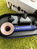 Фен для волося Dyson Supersonic HD07 Vinca blue Синій + 5 насадок, фото 2