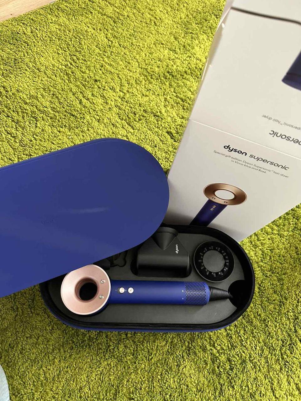 Фен Dyson Supersonic HD07 Vinca blue Синій + 5 насадок, фото 1