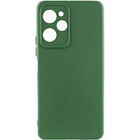 Чохол Silicone Cover Lakshmi Full Camera (A) для Xiaomi Poco X5 Pro 5G Зелений / Dark green