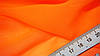 Тканина Шифон однотонний колір неоново-жовтогарячий, фото 2