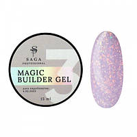 Гель для нарощування Saga Professional Builder Gel Magic 03, 15 мл