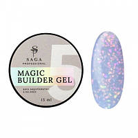 Гель для нарощування Saga Professional Builder Gel Magic 05, 15 мл
