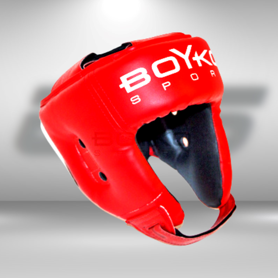 Шлем боксерский SML XL XXL | Шлем для бокса Боксерский шлем красный - фото 2 - id-p1848561137