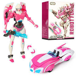 Трансформер металевий робот + машина W8039 іграшка для хлопчика