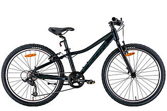 Велосипед 24" Leon JUNIOR Vbr 2022 (чорний з хакі (м))