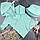 Комплект туніка + панамка муслін muslin cotton BEWARM Blue 74-80, фото 4