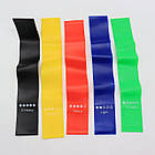 Набір резинок для фітнесу 5шт,з чохлом / Фітнес резинки для спорту / Еспандери, фото 3